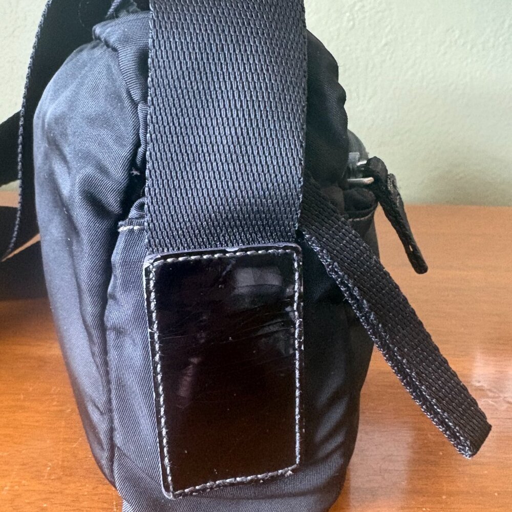Prada Nylon Crossbody or Belt Bag – Black Tessuto w/ Triangle Logo - Picture 7 of 9